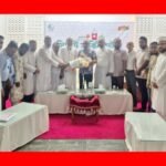 মন্ত্রী আরিফুল হক চৌধুরীর সাথে সিলেট মহানগর ব্যবসায়ী ঐক্য কল্যাণ পরিষদের সৌজন্য সাক্ষাৎ