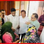 রায়নগরে নিহত দম্পতির স্বজনদের সমবেদনা জানালেন খন্দকার মুক্তাদির