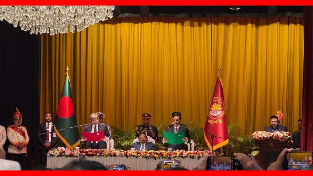 প্রেসিডেন্টের শপথ নিলেন মির্জা ফখরুল ইসলাম আলমগীর