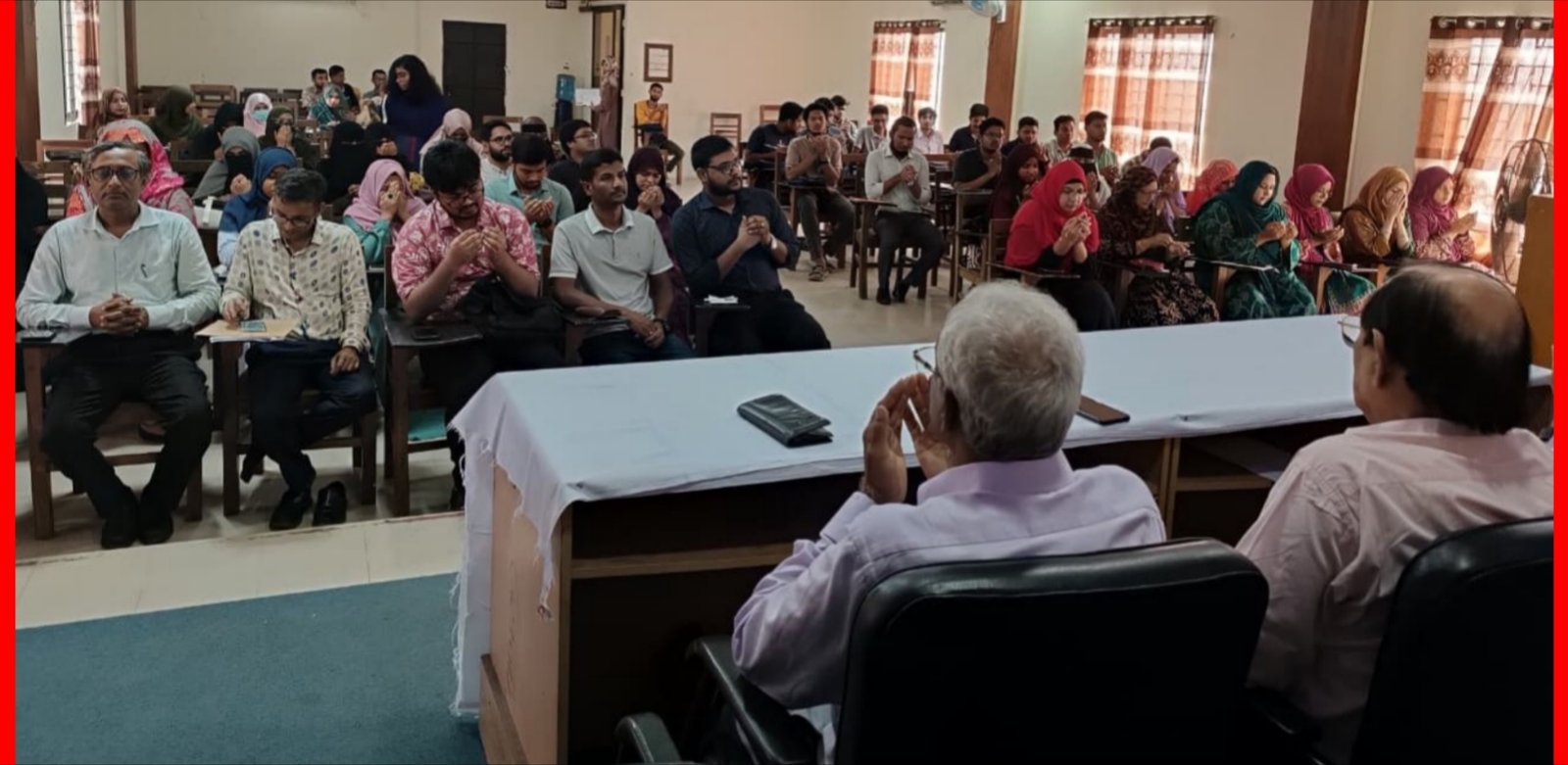 নর্থ ইস্ট ইউনিভার্সিটিতে ঈদে মিলাদুন্নবী (সা.) উপলক্ষে আলোচনা সভা ও দোয়া মাহফিল অনুষ্ঠিত