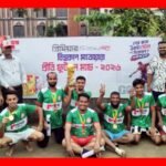 প্রিমিয়ার সিমেন্ট বিশ্বকাপ মাতোয়ারা প্রীতি ফুটবল ম্যাচ অনুষ্ঠিত