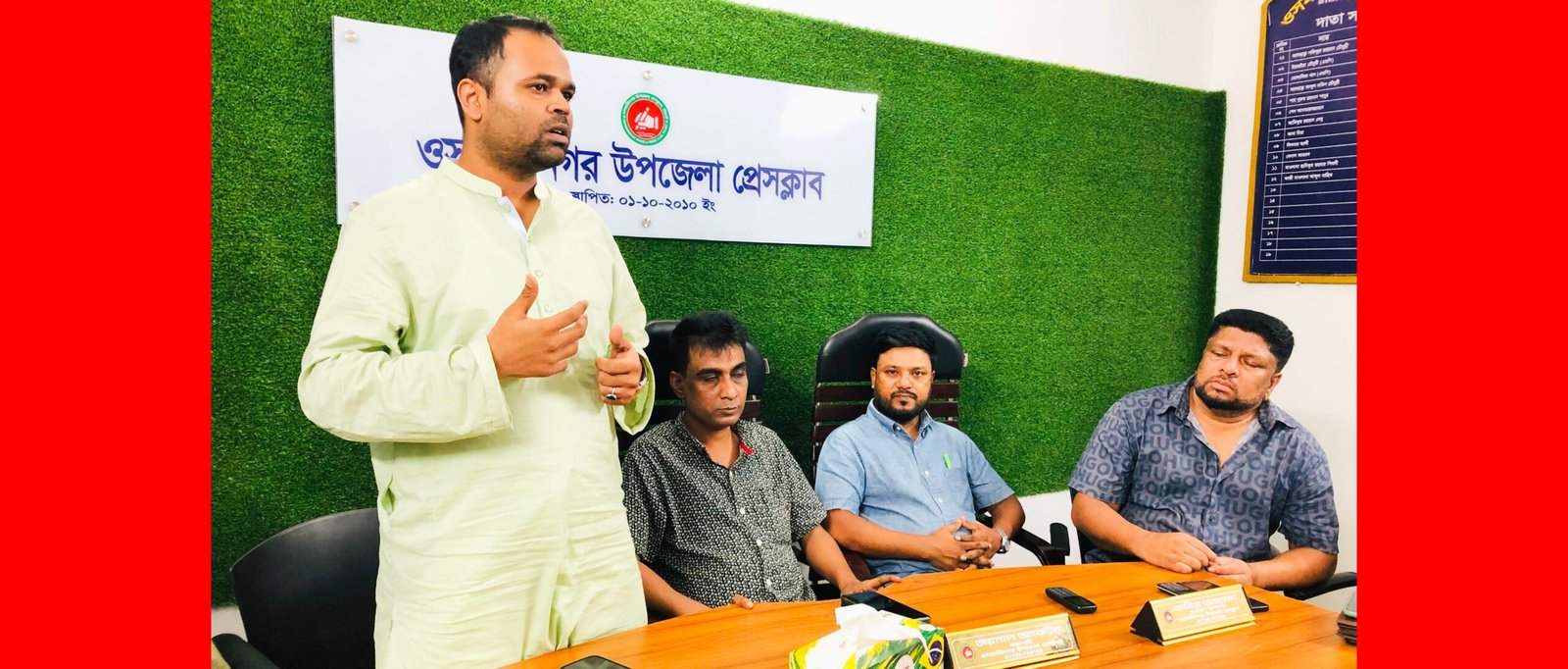 তথ্যভিত্তিক সংবাদে ওসমানীনগর উপজেলা প্রেসক্লাবের ওপর ভরসা পাই- ব্যারিস্টার অর্ণব