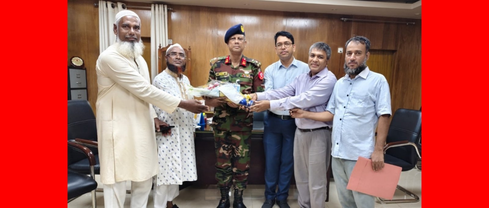 ওসমানী হাসপাতালের নবনিযুক্ত পরিচালকের সাথে সৌজন্য সাক্ষাৎ 