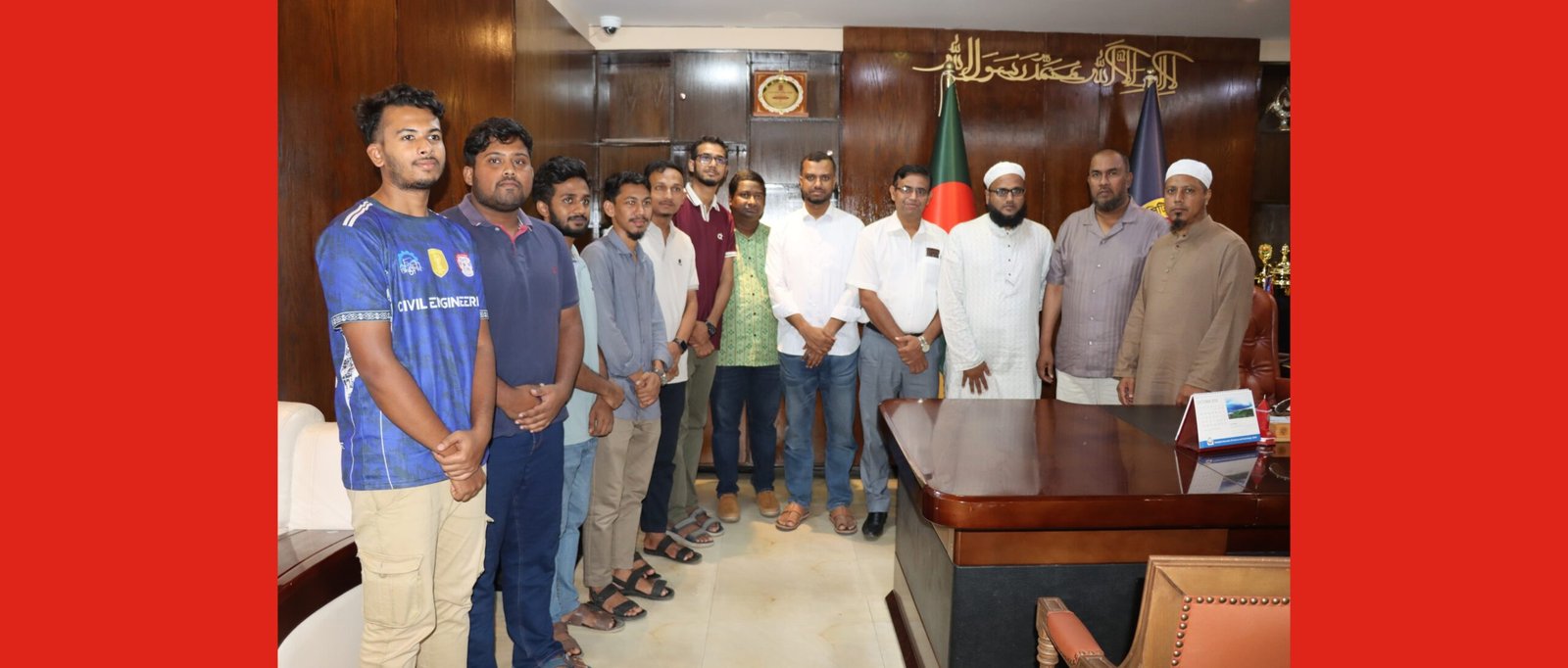 বাণিজ্যমন্ত্রী ও সিসিক প্রশাসককে ধন্যবাদ জানালেন ইঞ্জিনিয়ারিং কলেজের শিক্ষক-শিক্ষার্থীরা