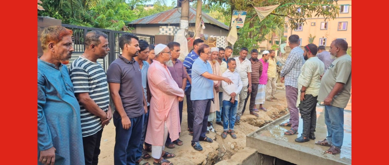 পরিকল্পিতভাবে আধুনিক সিলেট  নগরী গড়তে আমরা বদ্ধপরিকর -ইমদাদ হোসেন চৌধুরী 