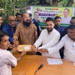 ওসমানীনগরে পুজা মন্ডপে পররাস্ট্র প্রতিমন্ত্রী-১ হুমায়ূন কবিরের শুভেচ্ছা উপহার বিতরন