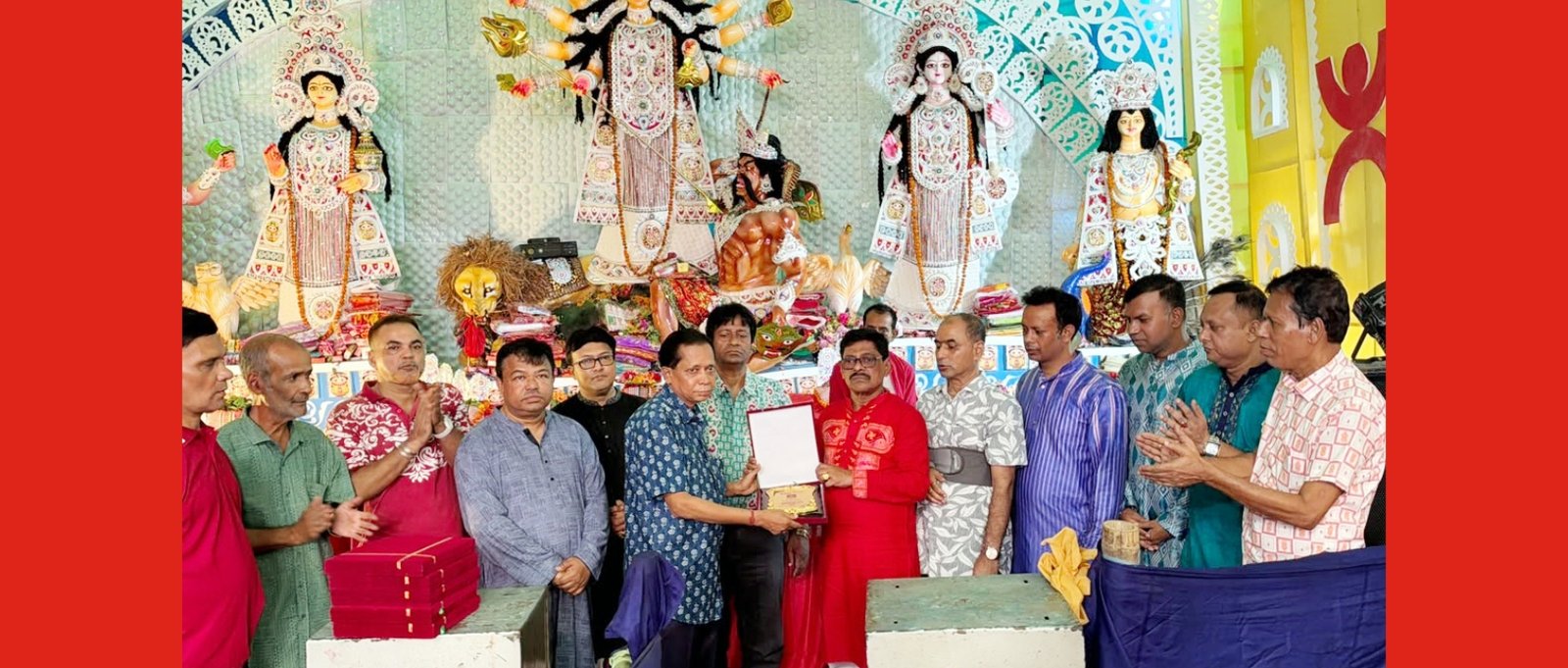 জুয়েলারী সমিতির নির্বাচনে বিজয়ী চৈতালী সংঘ ও সনাতন যুব ফোরামের নেতৃবৃন্দকে সংবর্ধনা