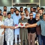 যুক্তরাজ্য বিএনপির সাবেক সহ-সভাপতি শাবু নেওয়াজকে বিমান বন্দরে সংবর্ধনা